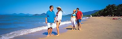 Couples enjoying Palm Cove